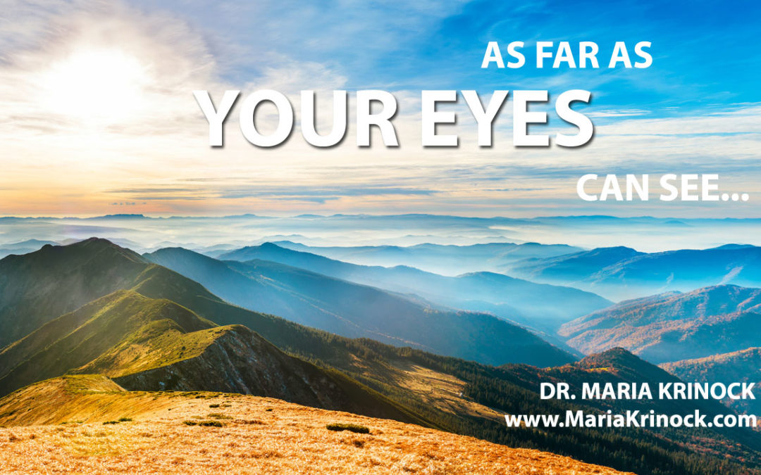 As Far As Your Eyes Can See by Dr. Maria Krinock