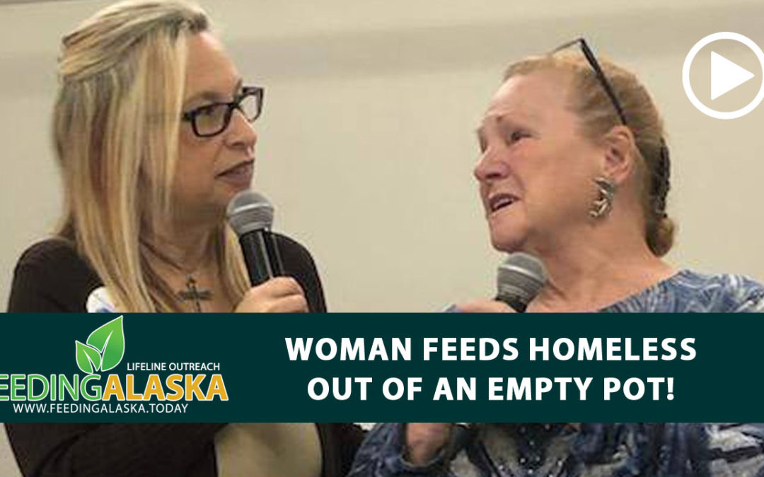 Woman Feeds Homeless Out of an Empty Pot!